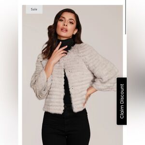 Cropped Fur Jacket
